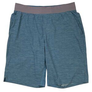 Lululemon Mens T.H.E. Short Linerless Updated Short L Blue Quick Dry M7AATS